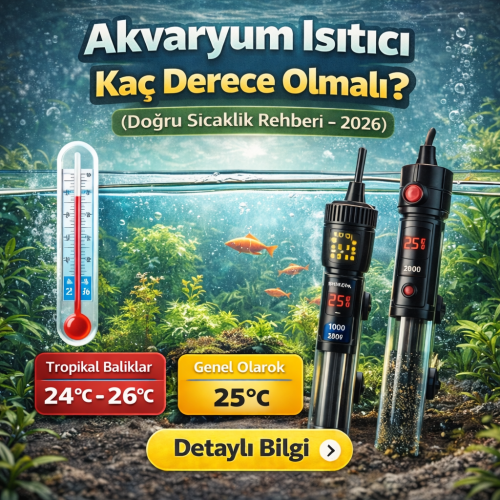 Akvaryum Isıtıcı Kaç Derece Olmalı?